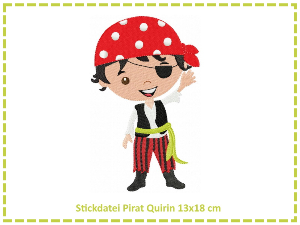 Pirat Quirin 13x18